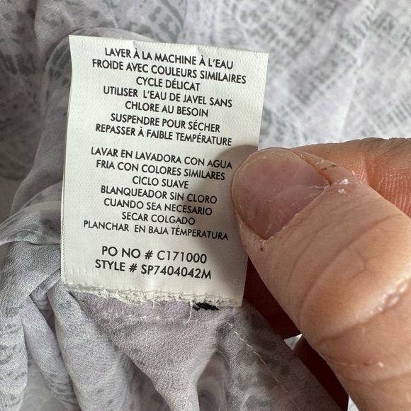 O’NEILL NWT Sheer Gray Beach‎ Cover Up Size M/L - Picture 9 of 9